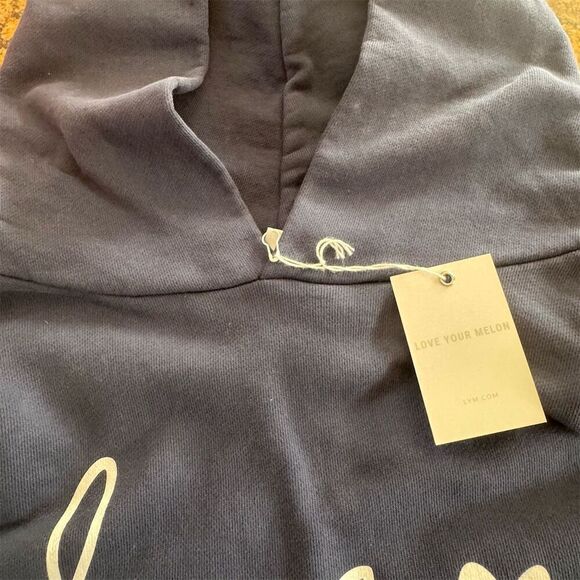 Love Your Melon Blue Hoodie Cozy Sweatshirt - Picture 9 of 9